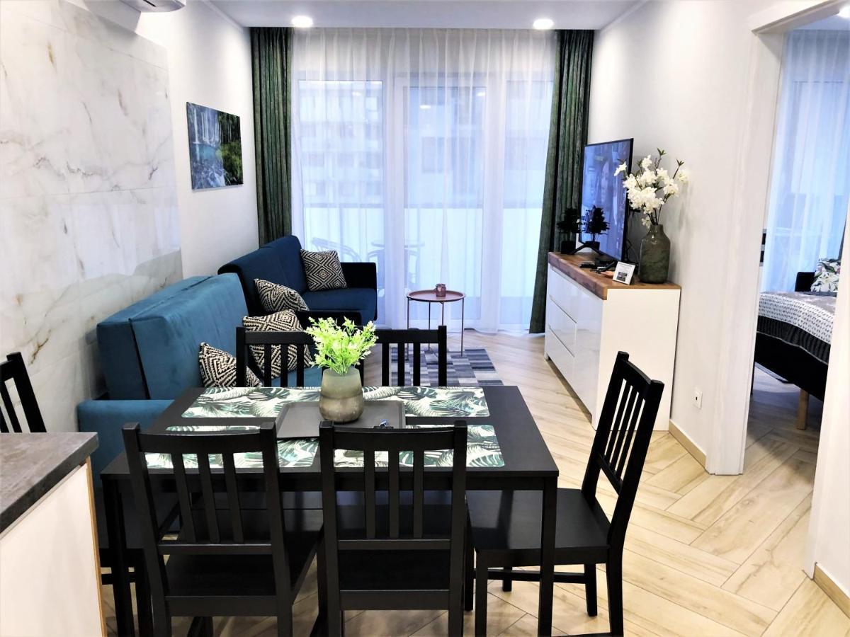 Apartament Superior Blue Przy Plazy- Free Pool, Saunas, Jacuzzi, Fitness, Salzgrotte 코워브제크 외부 사진
