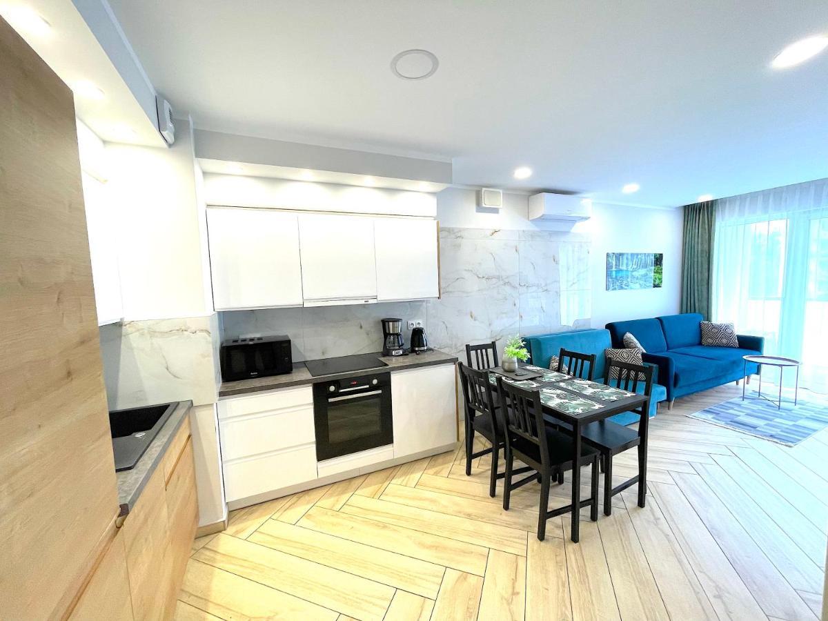 Apartament Superior Blue Przy Plazy- Free Pool, Saunas, Jacuzzi, Fitness, Salzgrotte 코워브제크 외부 사진