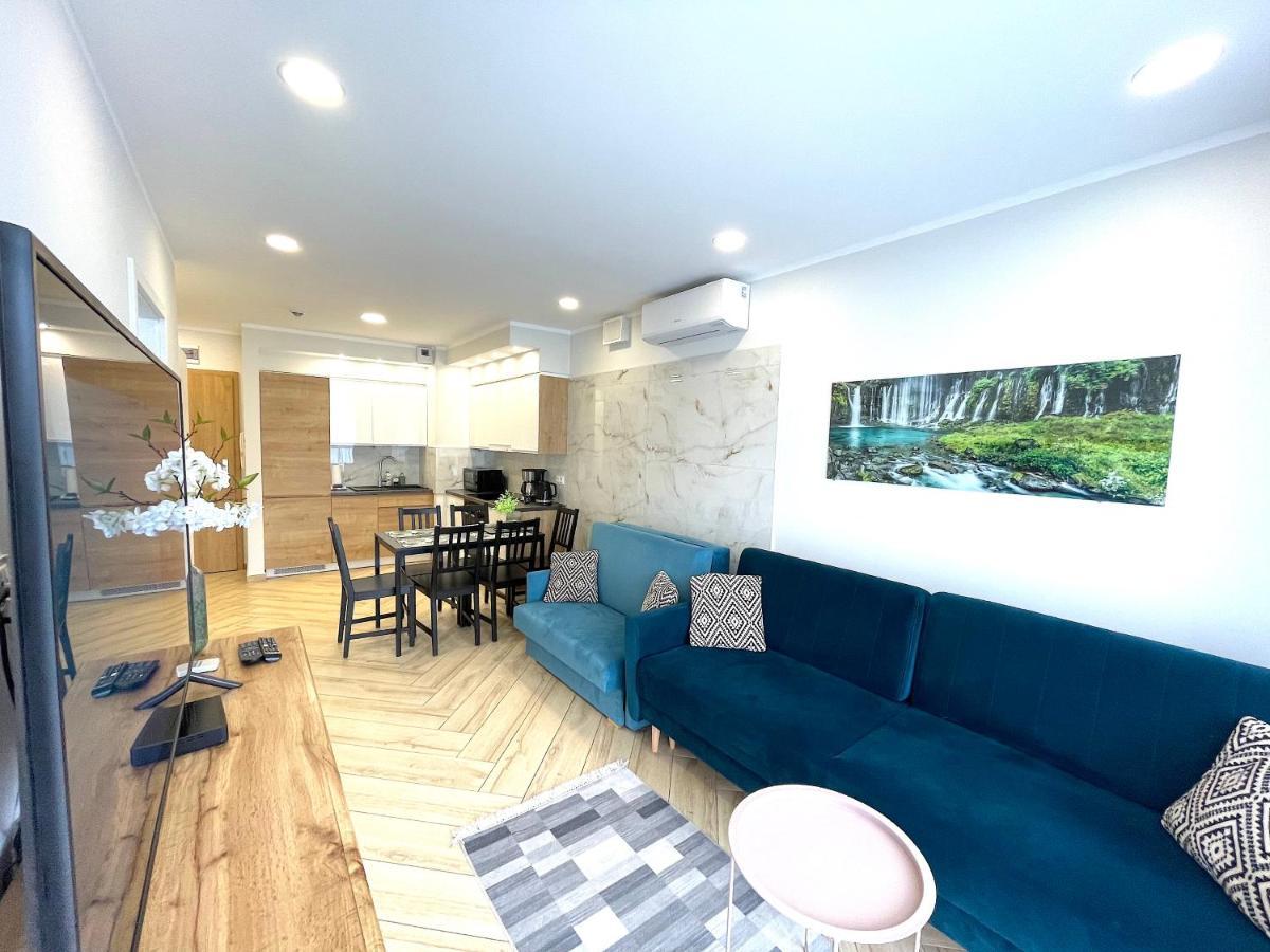 Apartament Superior Blue Przy Plazy- Free Pool, Saunas, Jacuzzi, Fitness, Salzgrotte 코워브제크 외부 사진