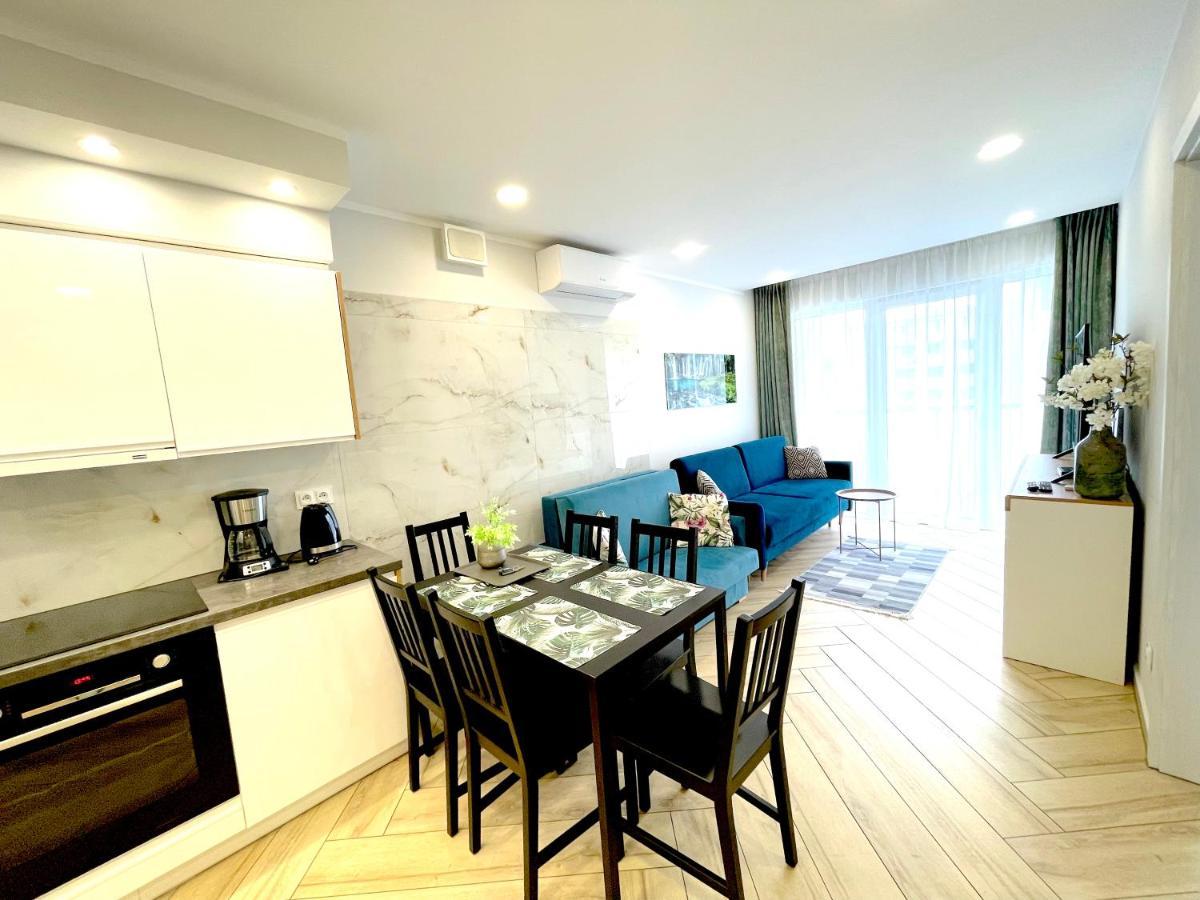 Apartament Superior Blue Przy Plazy- Free Pool, Saunas, Jacuzzi, Fitness, Salzgrotte 코워브제크 외부 사진
