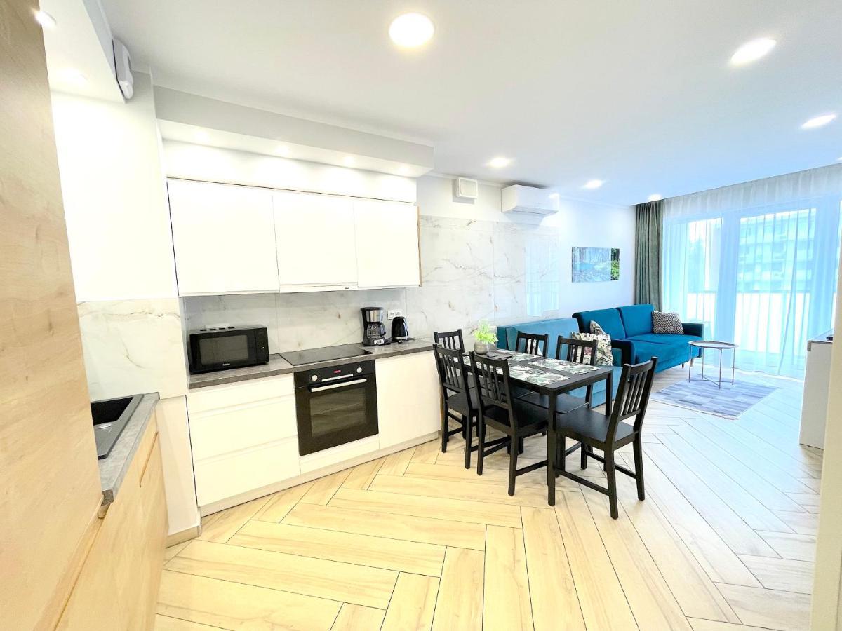 Apartament Superior Blue Przy Plazy- Free Pool, Saunas, Jacuzzi, Fitness, Salzgrotte 코워브제크 외부 사진