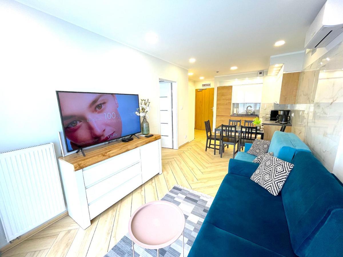Apartament Superior Blue Przy Plazy- Free Pool, Saunas, Jacuzzi, Fitness, Salzgrotte 코워브제크 외부 사진