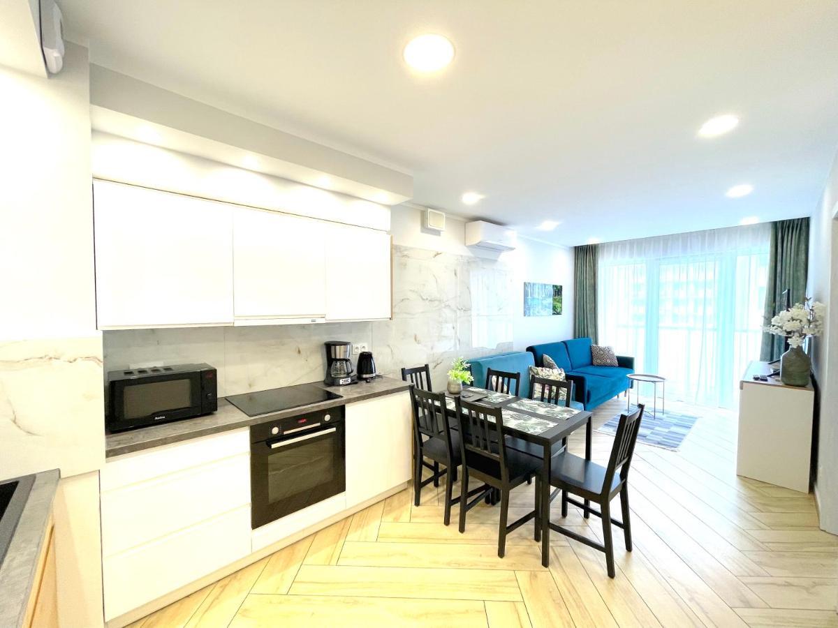 Apartament Superior Blue Przy Plazy- Free Pool, Saunas, Jacuzzi, Fitness, Salzgrotte 코워브제크 외부 사진