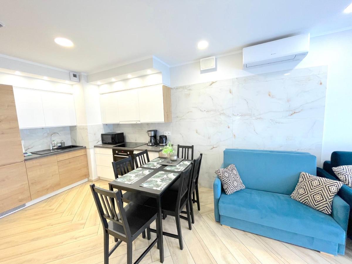 Apartament Superior Blue Przy Plazy- Free Pool, Saunas, Jacuzzi, Fitness, Salzgrotte 코워브제크 외부 사진