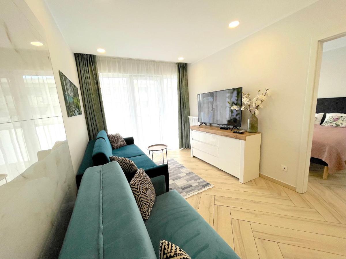 Apartament Superior Blue Przy Plazy- Free Pool, Saunas, Jacuzzi, Fitness, Salzgrotte 코워브제크 외부 사진