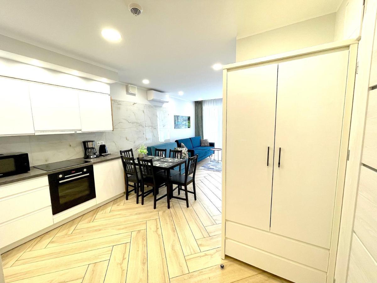 Apartament Superior Blue Przy Plazy- Free Pool, Saunas, Jacuzzi, Fitness, Salzgrotte 코워브제크 외부 사진