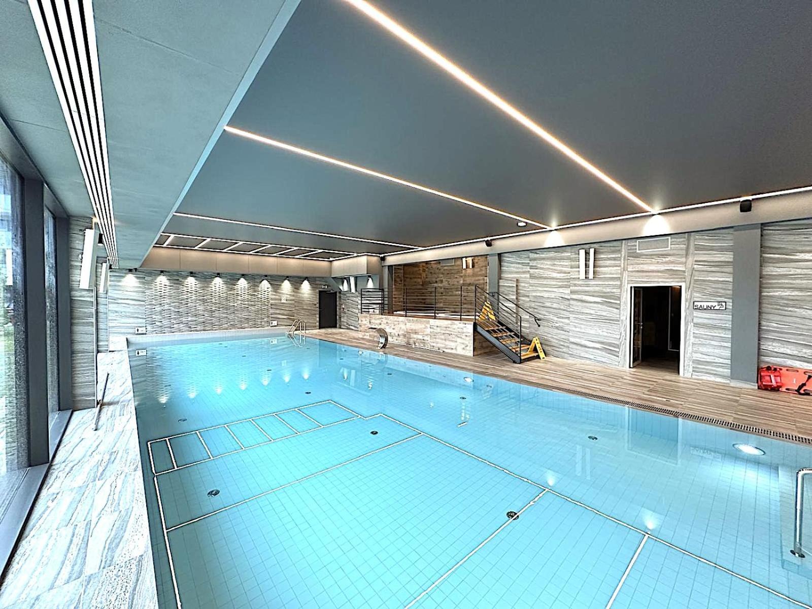 Apartament Superior Blue Przy Plazy- Free Pool, Saunas, Jacuzzi, Fitness, Salzgrotte 코워브제크 외부 사진