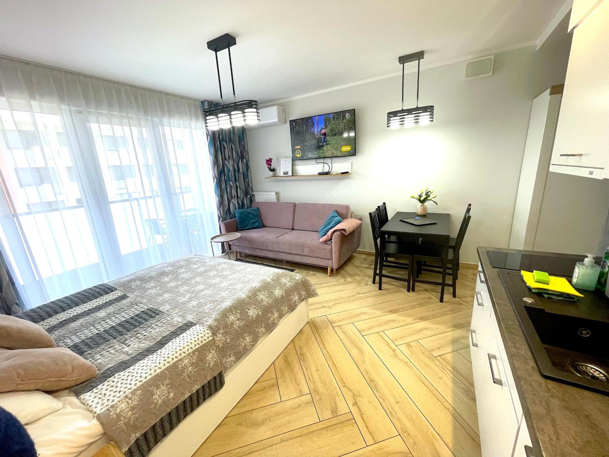 Apartament Superior Blue Przy Plazy- Free Pool, Saunas, Jacuzzi, Fitness, Salzgrotte 코워브제크 외부 사진