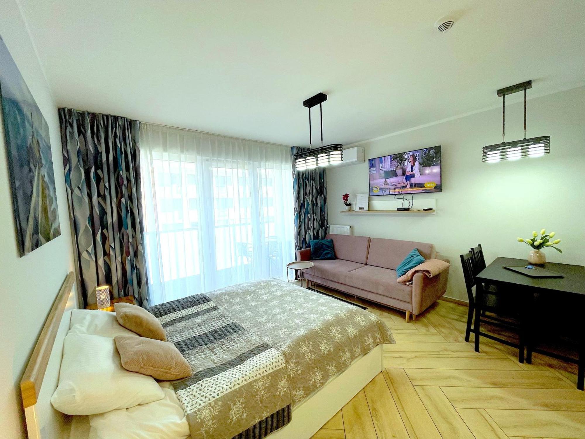 Apartament Superior Blue Przy Plazy- Free Pool, Saunas, Jacuzzi, Fitness, Salzgrotte 코워브제크 외부 사진