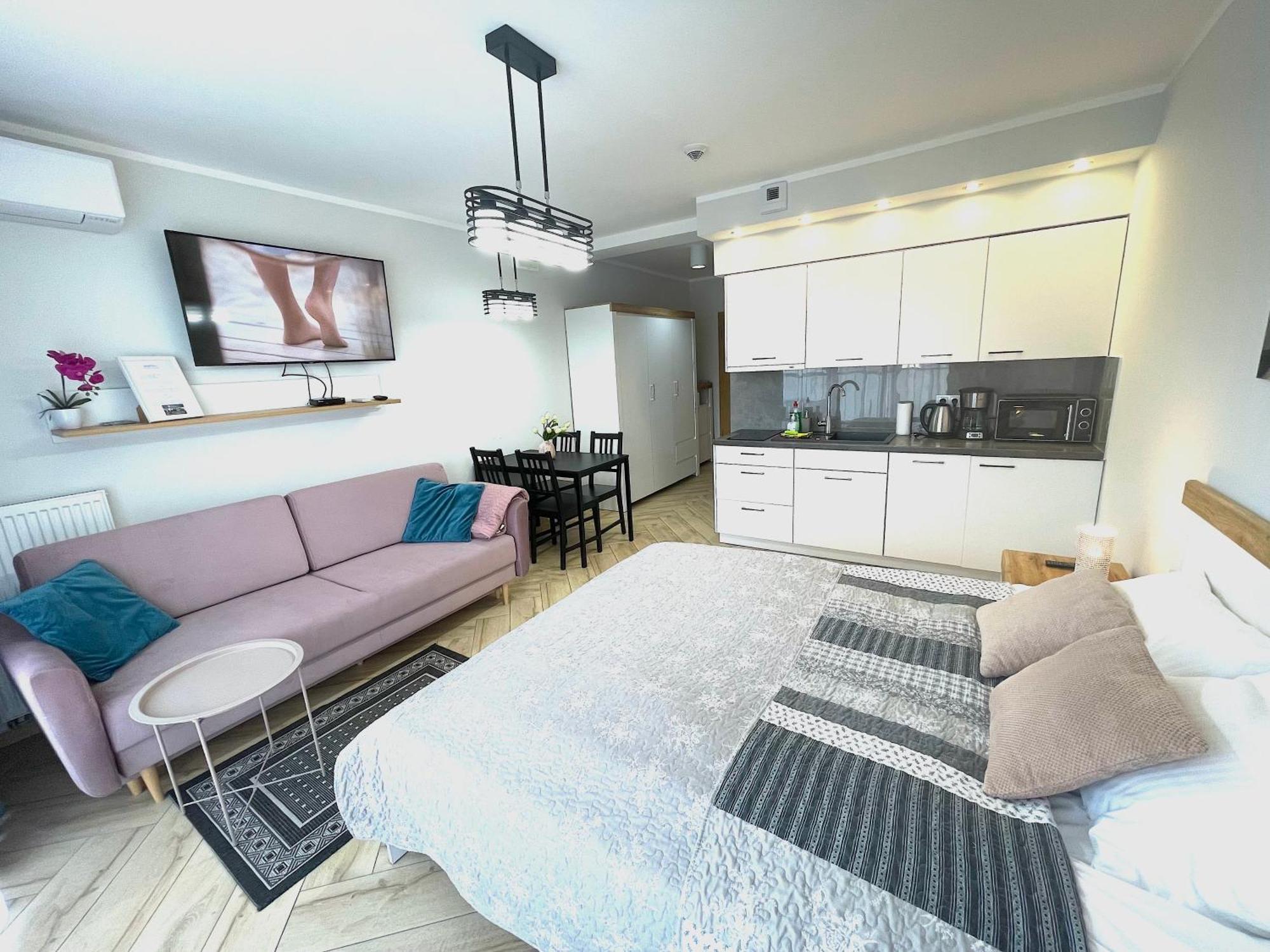 Apartament Superior Blue Przy Plazy- Free Pool, Saunas, Jacuzzi, Fitness, Salzgrotte 코워브제크 외부 사진
